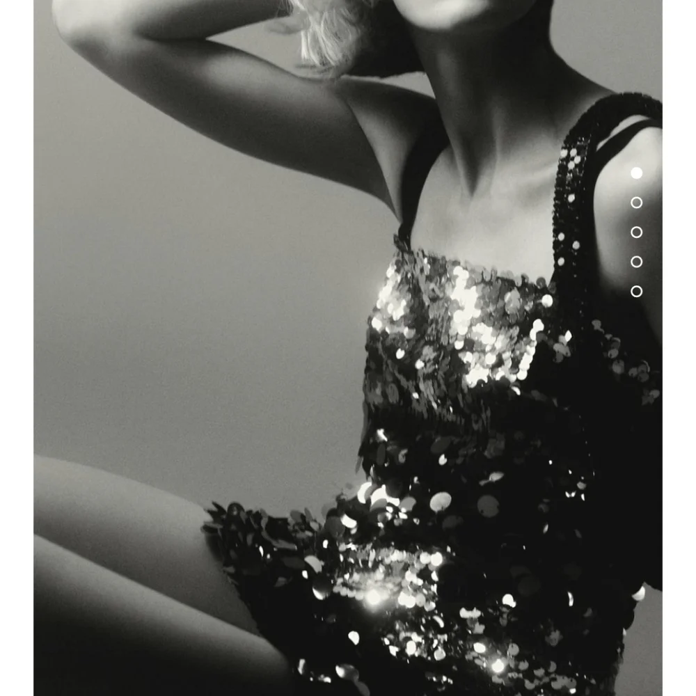 ZARA SILVER SEQUIN MINI DRESS  Bloggers favite - Picture 7 of 17